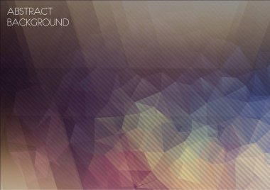 Üçgen geometrik şekiller ile kompozisyon