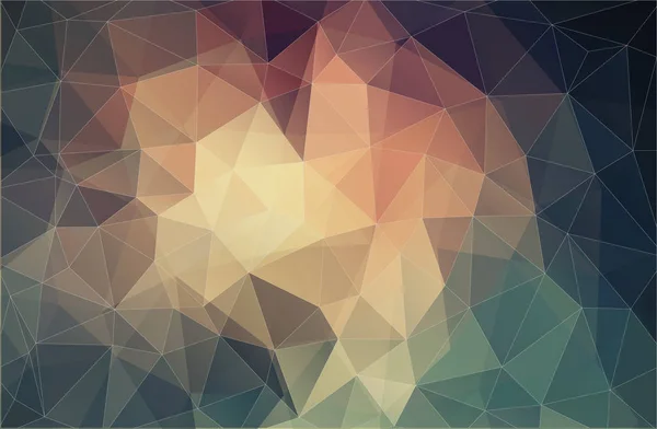 Polygonal triangle background — Stock Vector