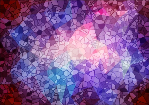 Абстрактный многоцветный мозаичный фон — стоковый вектор