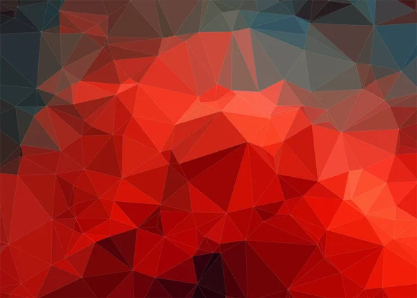 Fond triangle abstrait couleur plate — Image vectorielle