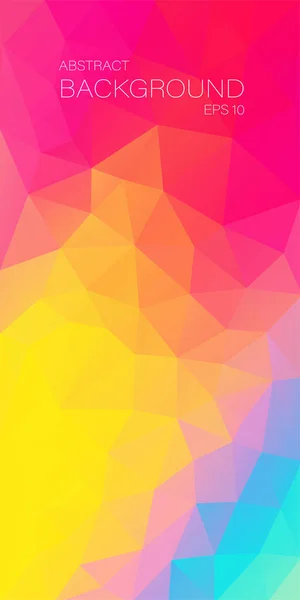 Vertikale abstrakte mehrfarbige Dreieck Hintergrund für Ihr Design — Stockvektor
