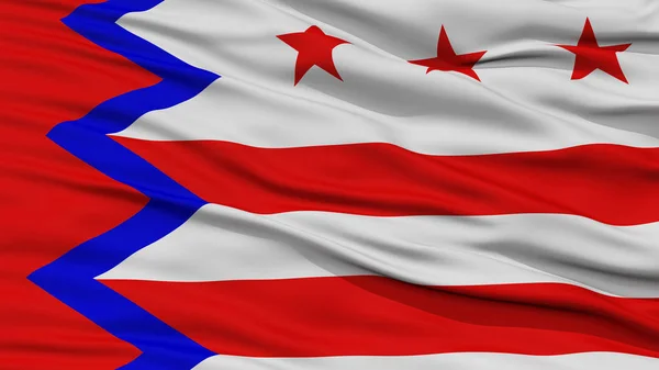 Closeup of Washington City Flag