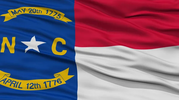 Closeup North Carolina Flag, USA state