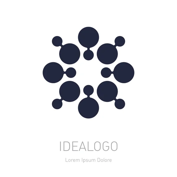 Conception abstraite du logo — Image vectorielle