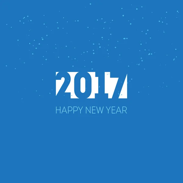 Gelukkig Nieuwjaar 2017 — Stockvector