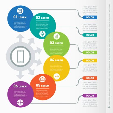Icons set ile raporunun bölümü