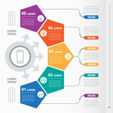 Icons set ile raporunun bölümü