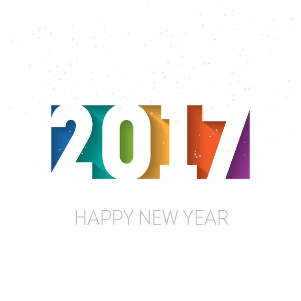 Szczęśliwego Nowego Roku 2017 — Wektor stockowy