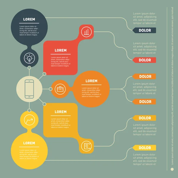 Concept de présentation d'entreprise — Image vectorielle