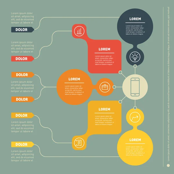 Concept de présentation d'entreprise — Image vectorielle