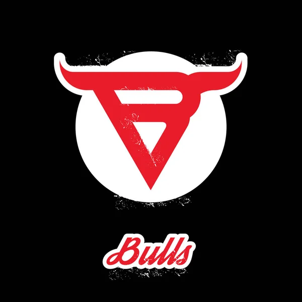 レッドブルのロゴのテンプレート — ストックベクタ
