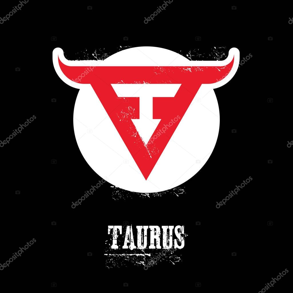 Sport vector logo concept. Professional team icon or pictogram. Prints premium quality with wild animal to t-shirt. Stylized letter B with horns.