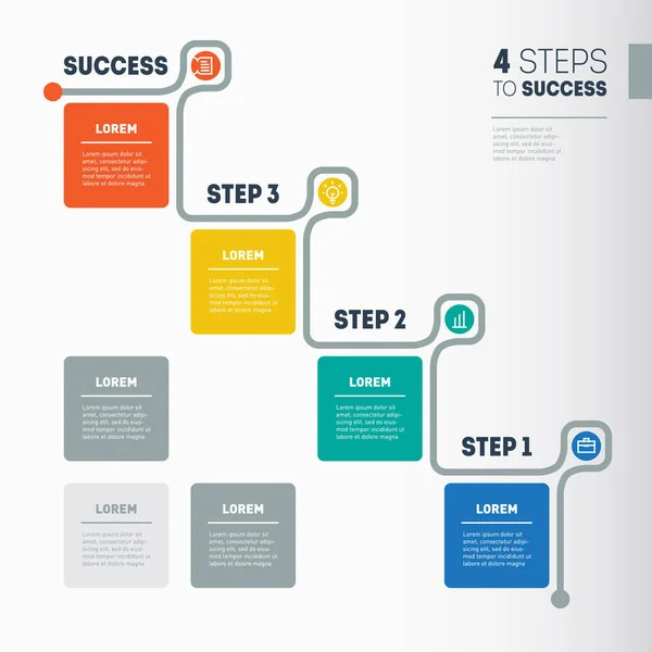 Web Template of a info chart, diagram — Stock Vector