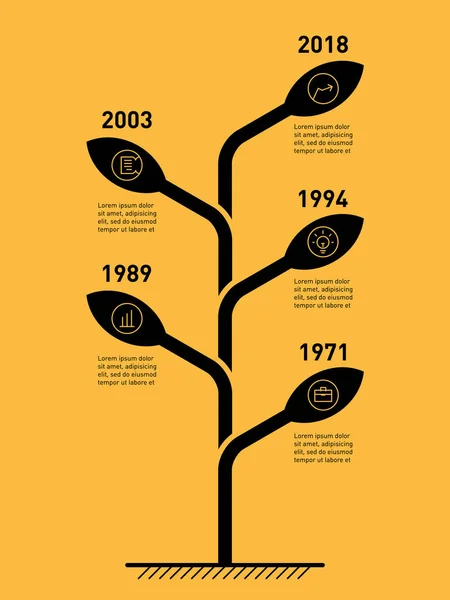 Desarrollo y crecimiento de la empresa — Archivo Imágenes Vectoriales