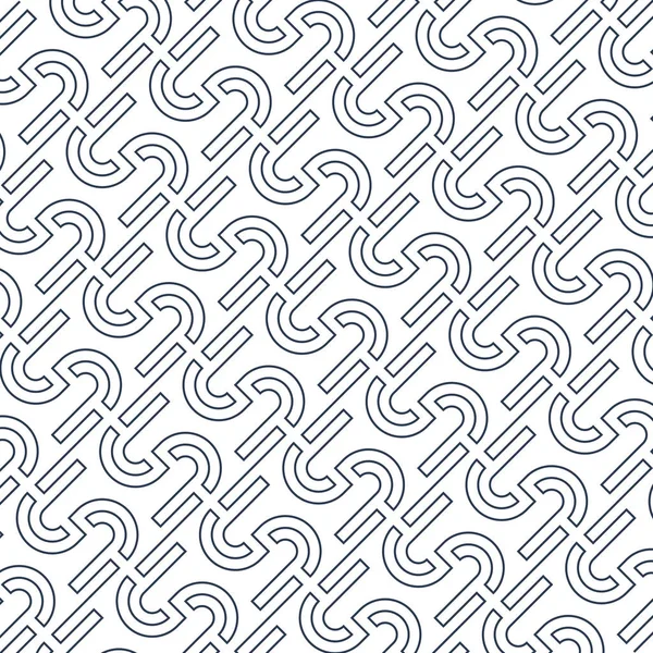 Labirinto padrão feito de letras S . — Vetor de Stock