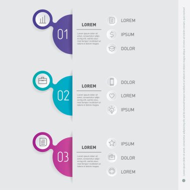 İş Infographic seçenekleri ile.