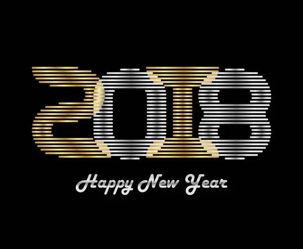 Новый год 2018 — стоковый вектор