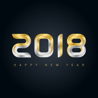 Renkli yeni yıl poster