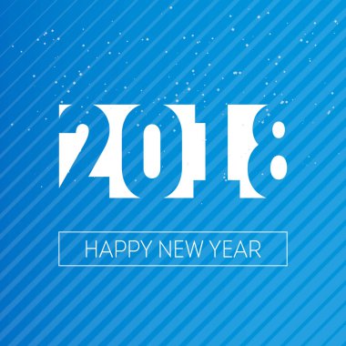 Renkli yeni yıl poster