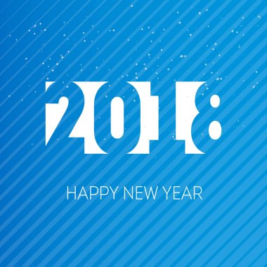 Renkli yeni yıl poster