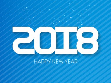 Renkli yeni yıl poster