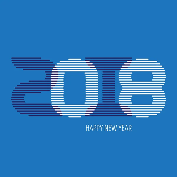 Πολύχρωμη ατμοσφαιρική αφίσα νέο έτος — Διανυσματικό Αρχείο