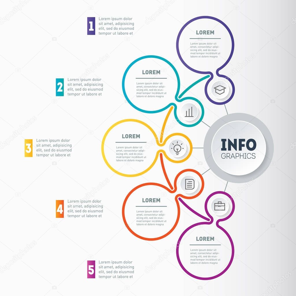 Dynamic infographics of technology process
