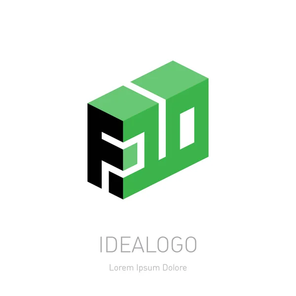 Logo initial F10 . — Image vectorielle