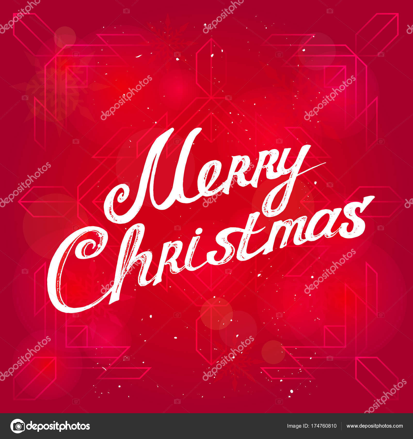 Frohe Weihnachten Und Ein Gutes Neues Jahr Schriftzug Vorlage Grusskarte Vektorgrafik Lizenzfreie Grafiken C Thebackground Depositphotos