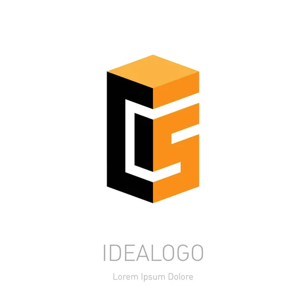 Logótipo Inicial Logotipo Monograma Inicial Elemento Design Vetorial Ícone Fundo —  Vetores de Stock