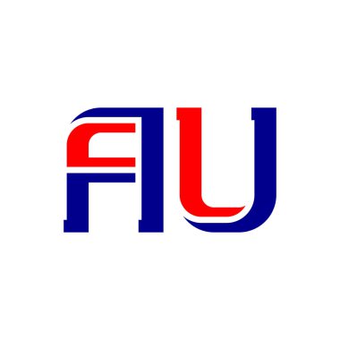 Beyaz arkaplanda soyut ülke logosu