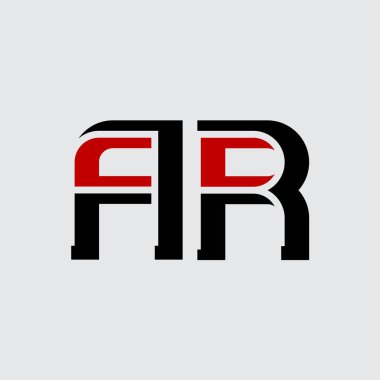 Beyaz arkaplanda soyut ülke logosu