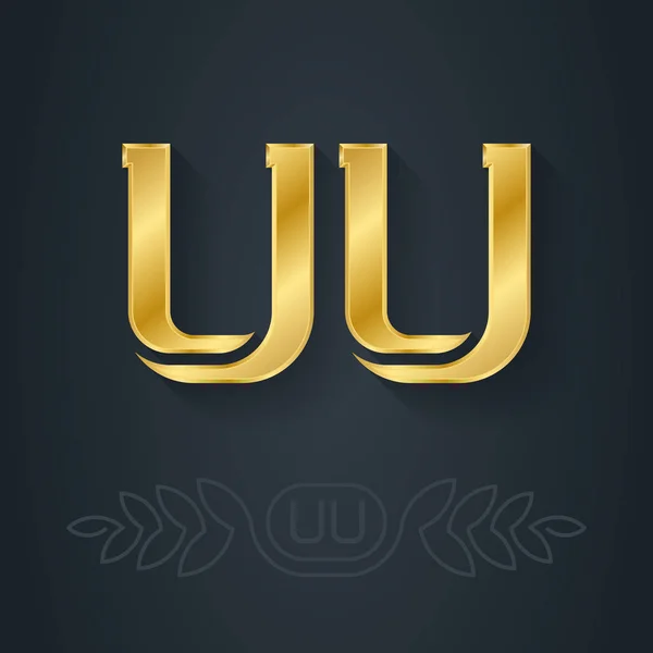 Logo Pour Votre Entreprise Avec Des Lettres Illustration Vectorielle Simple — Image vectorielle