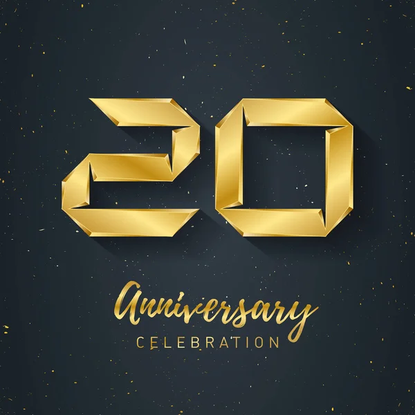 Anniversary Letters Logo Icon Logotype Template Vector Illustration — 스톡 벡터
