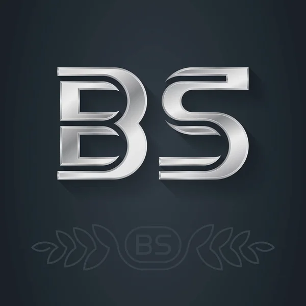 Bbs Betűk Logó Ikon Vagy Logotípus Sablon Vektorillusztráció — Stock Vector