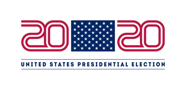 Usa Vote Presidential Election Banner — Stock Vector