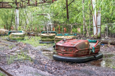 eski arabalar Bahçesi Pripyat Park