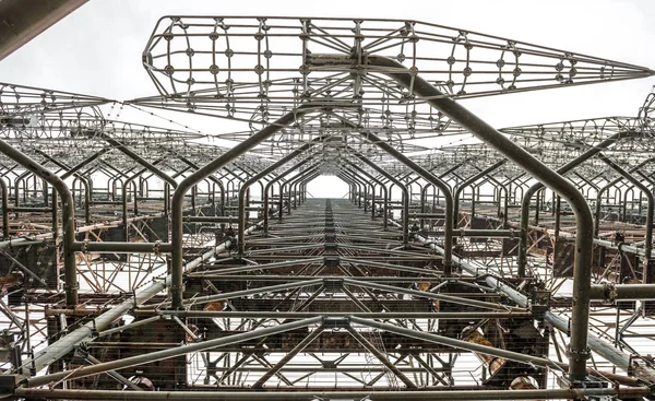 Rostige Radaranlage Duga 3 in Tschernobyl — Stockfoto