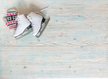 buz pateni mitten ile