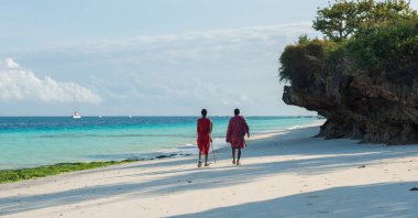 Masai Zanzibar kenarı