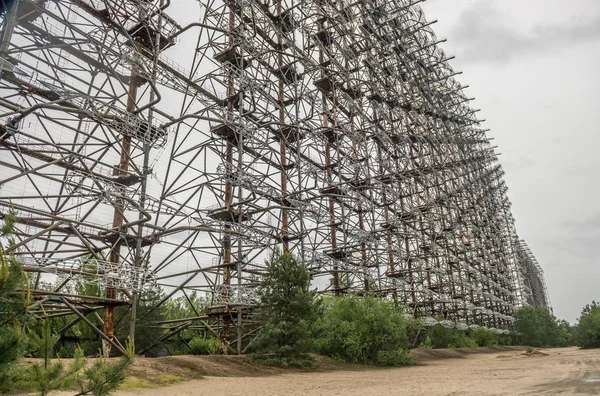 ソ連のレーダー施設 Duga を放棄 — ストック写真