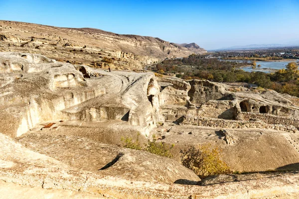 Pueblo abandonado pagano de Uplistsikhe, Georgia —  Fotos de Stock