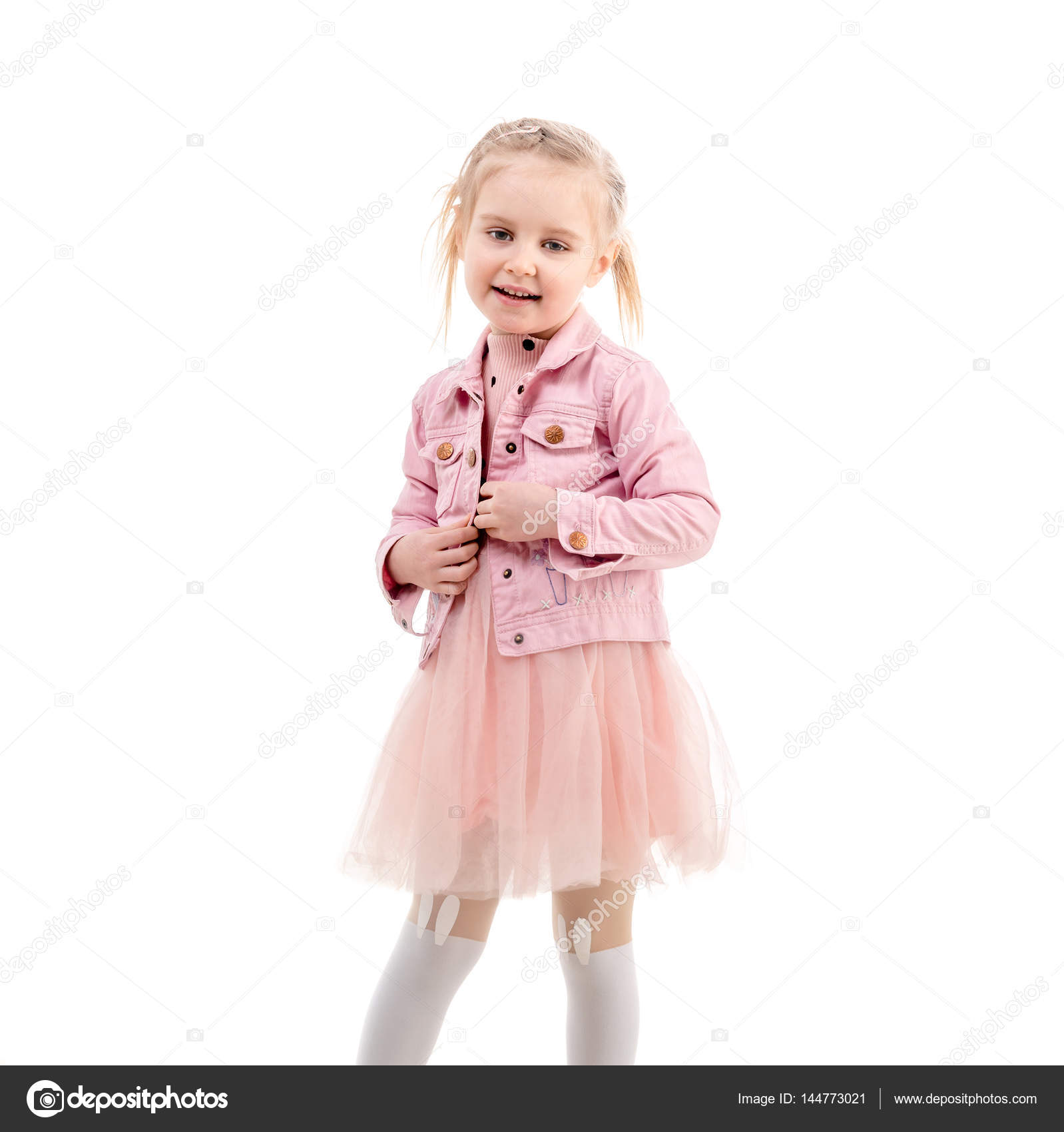 little girl stocking