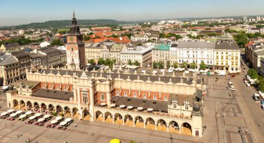 Krakow, hava şehirde kemerli Sarayı