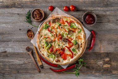 Brokoli, TOPVIEW ile vegeterians için büyük pizza