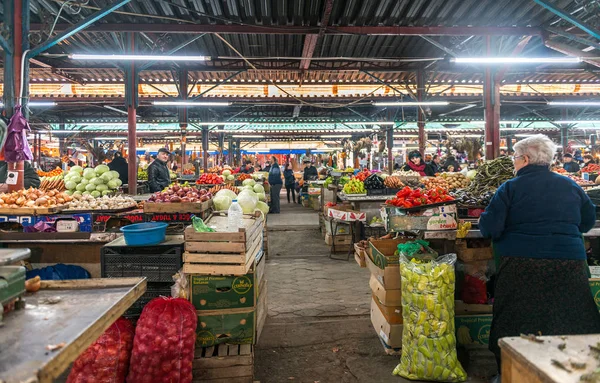 Amplia variedad de verduras en Kutaisi, Georgia — Foto de Stock