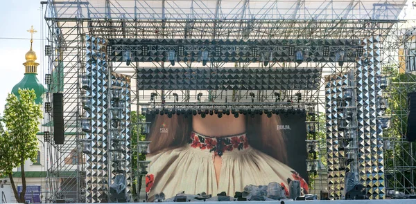 Zona de fãs do Festival Eurovisão da Canção 2017 — Fotografia de Stock