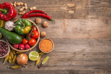 Sebze, çeşitli alan metin sol, TOPVIEW