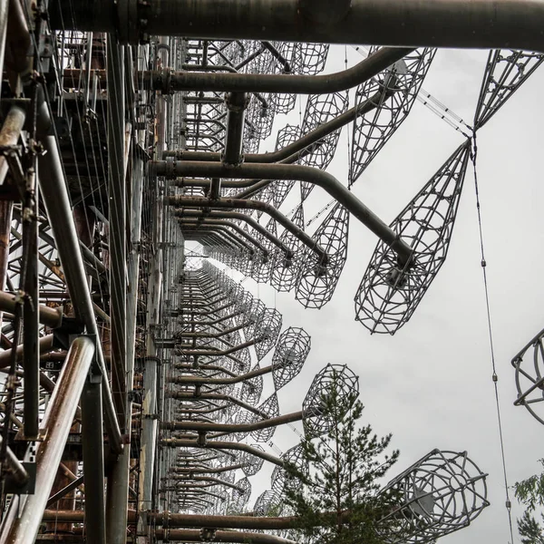 Çernobil'de Duga-3 Sovyet radar sistemi — Stok fotoğraf