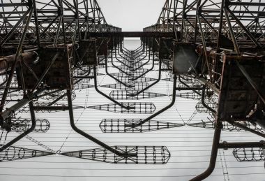 Soviet radar station in Chernobyl clipart